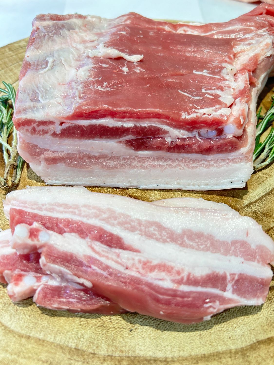 Panceta de cerdo eco ibérico